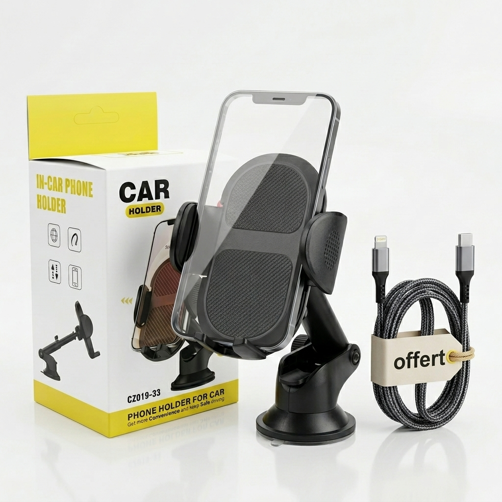 Holder  car avec câbles offerts