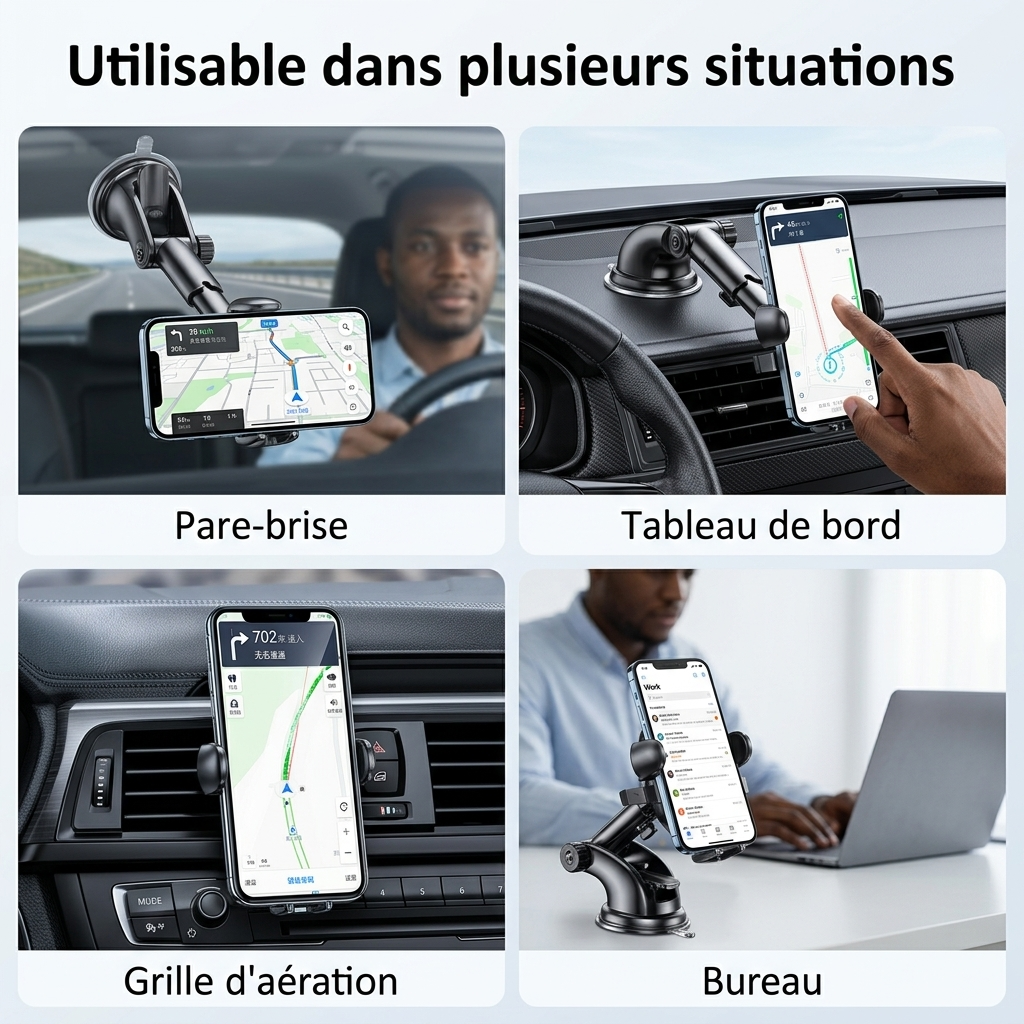 Holder  car avec câbles offerts