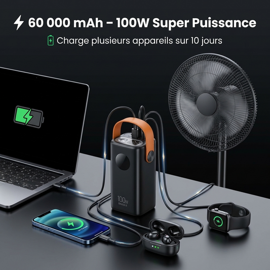 Powerbank BAGULE:Ordinateur/Téléphone