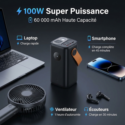Powerbank BAGULE:Ordinateur/Téléphone