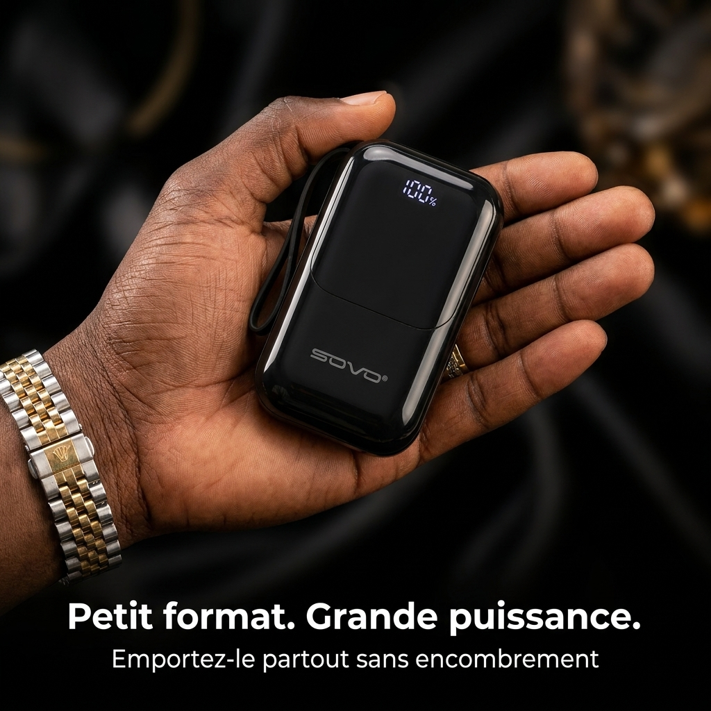 Powerbank sovo PD39 + écouteur sans fil offert