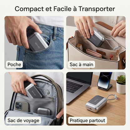 Powerbank sovo Ultra Rapide + Écouteur Sans Fil Offert