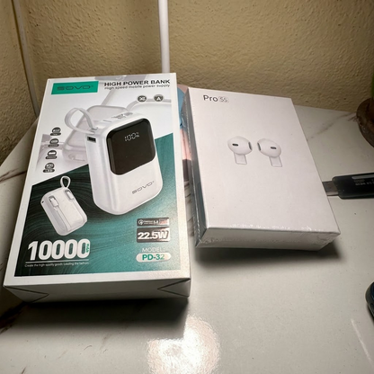 Powerbank sovo PD39 + écouteur sans fil offert